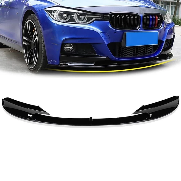 AUTOGP Bmw f30 m performance ön tampon altı lip piano black 2012+ - Resim 2