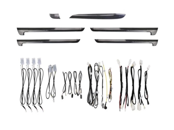 AUTOGP Honda crv uyumlu ambiyans aydınlatma seti karbon 64 renk 2018+