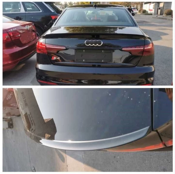 AUTOGP Audi a4 s4 bagaj üstü spoiler 2019+ piano black - 3