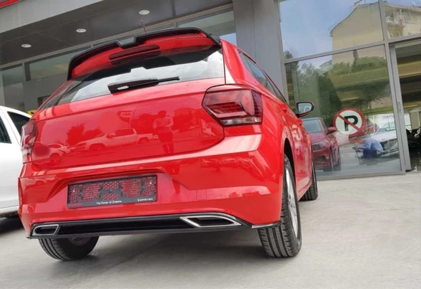 Autogp Vw polo mk6 bagaj üstü spoiler oettinger pianoblack boyalı 2019+ - Resim 2