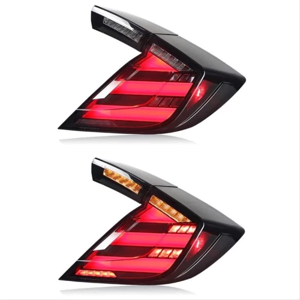 AUTOGP HONDA CIVIC FK7 2016-2020 HB LED STOP SMOKE - 4