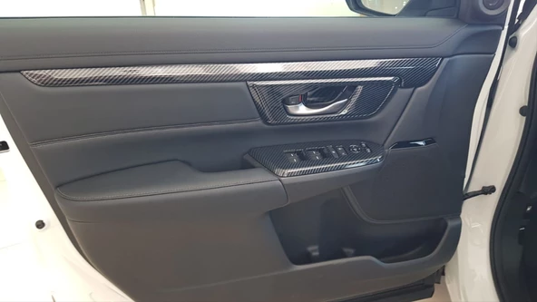 AUTOGP Honda crv uyumlu kapı döşeme çıtası karbon 2018+ - 3