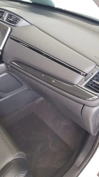 AUTOGP Honda crv uyumlu göğüslük kaplaması 2 parça karbon 2018+