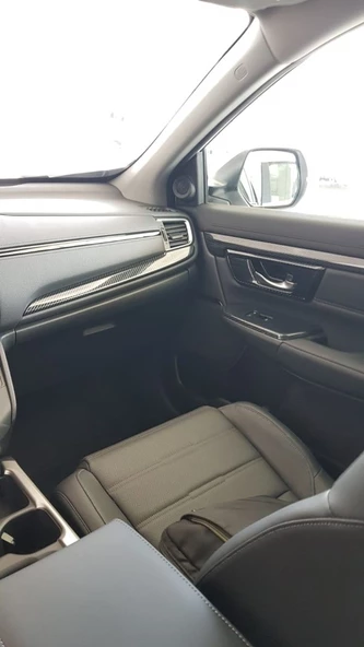 AUTOGP Honda crv uyumlu göğüslük kaplaması 2 parça karbon 2018+ - 4