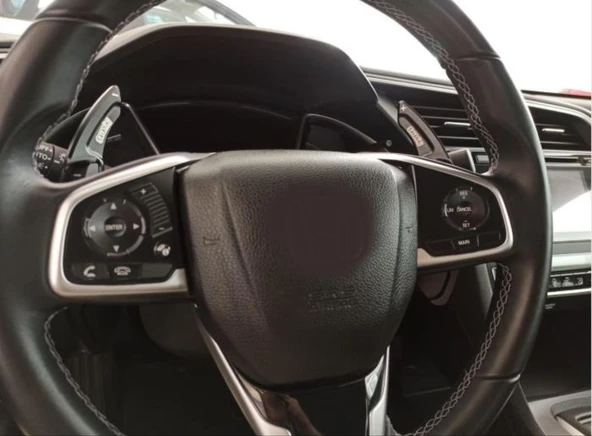 AUTOGP Honda civic fc5 uyumlu paddle shift vites kulakçık siyah 2016+ - 3