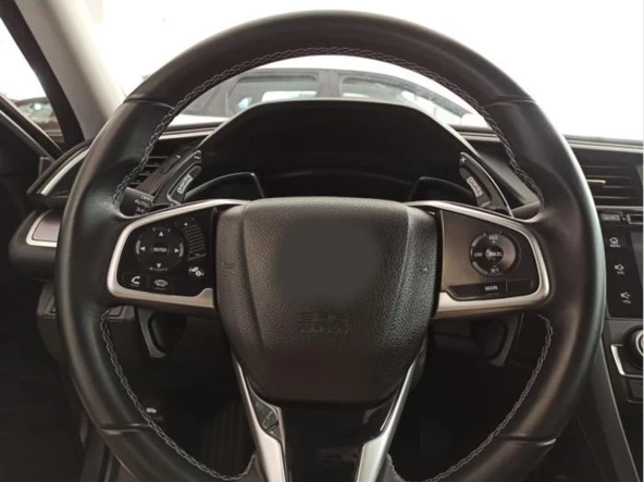 AUTOGP Honda civic fc5 uyumlu paddle shift vites kulakçık siyah 2016+ - 2