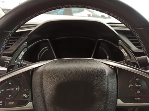 AUTOGP Honda civic fc5 uyumlu paddle shift vites kulakçık siyah 2016+