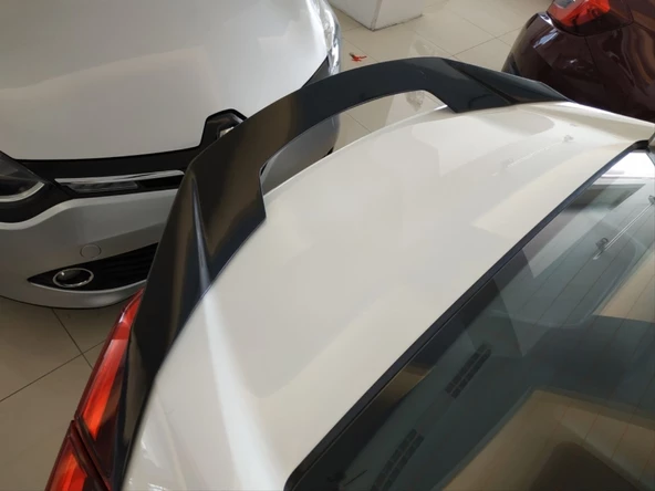 Autogp Honda civic fc5 uyumlu bagaj üstü spoiler v model pianoblack 2016+