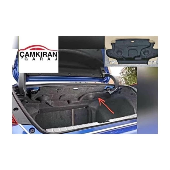 AUTOGP Honda civic fc5 uyumlu bagaj pandizotu 2016-20