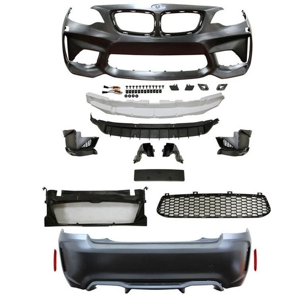 AUTOGP Bmw f22 m2 competition body kit tampon seti 2014 / 2018 - Resim 2