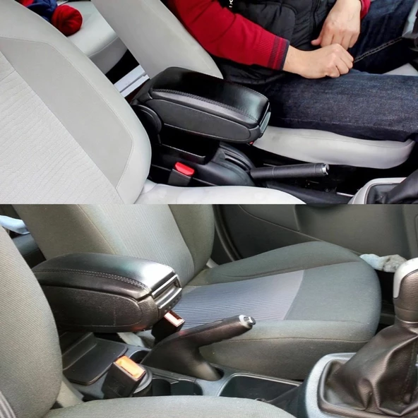 NİKEN Ford connect kol dayama kolçak vidasız orta konsol niken 2002 / 2009 - 3