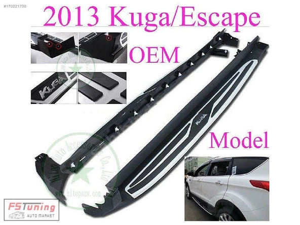 AUTOGP Ford kuga yan basamak marşbiyel koruma 2012 / 2020 - 2