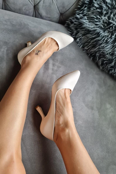 015 050 Topukla Kadın Stiletto Abiye Ayakkabı - 2