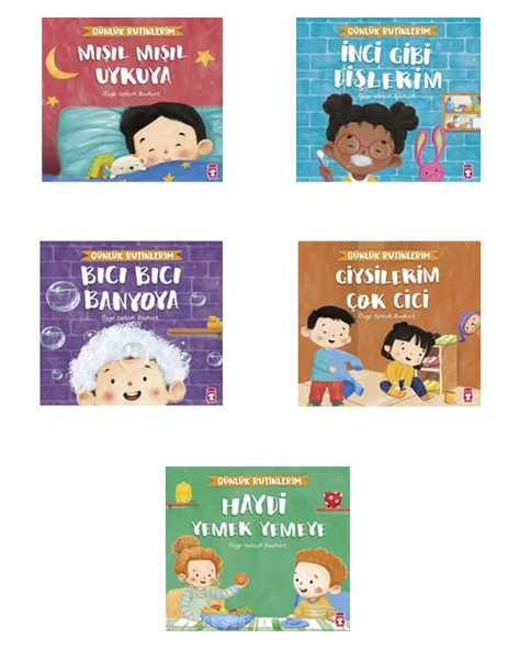 Günlük Rutinlerim 5 Kitap Timaş Çocuk - 2