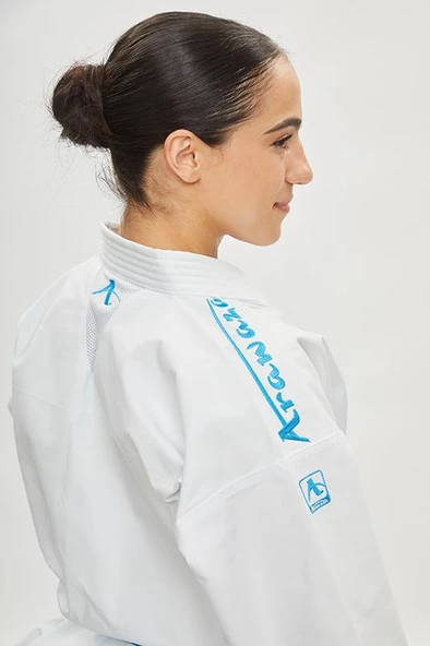 Arawaza WKF Onaylı Premier Leage Women Black Diamond Kata Elbisesi - 5