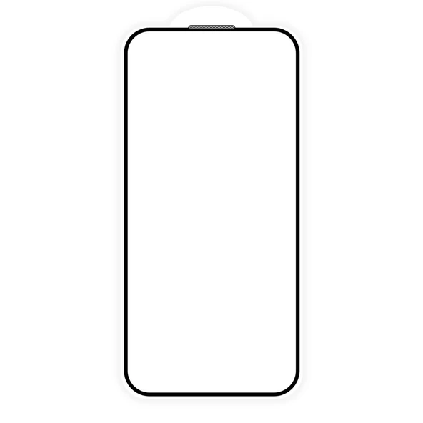Gpack Apple iPhone 15 Pro Ahize Korumalı Full Kapatan Cam Ekran Koruyucu - 3