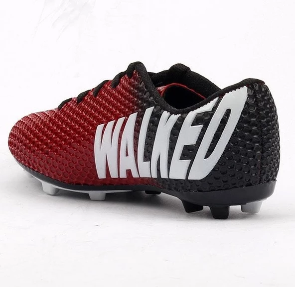 Walked 401 Kırmızı Krampon Çim Erkek Çocuk Futbol Spor Ayakkabı KR1602 - 4