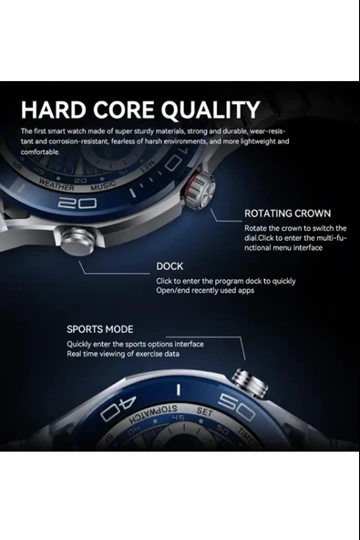 Watch SK4-SP4 Akıllı Saat 1,62inç 49mm Ip67 Full Hd Ekran Sesli Arama Nfc 2 Kordonlu - 7