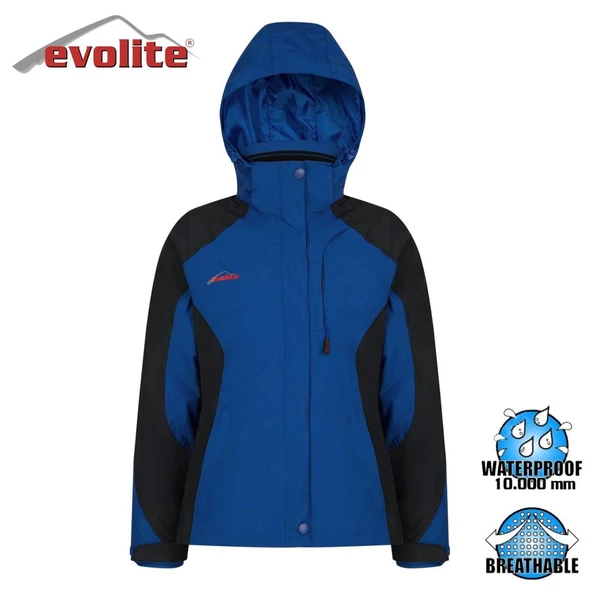 Evolite Diva Bayan 3in1 Mavi/Siyah Mont  XL