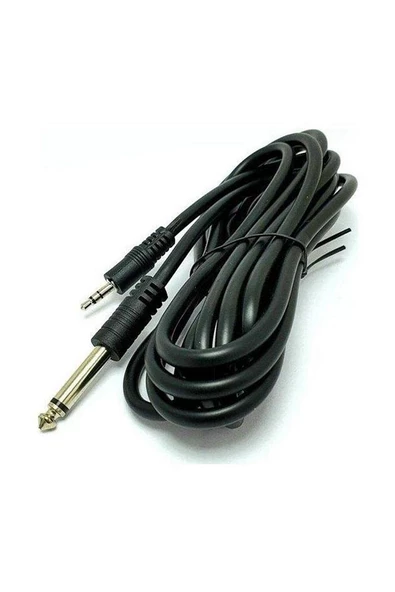 Tunex 6.3 Mm Mono Jak To 3.5 Mm Stereo Kablo 3m