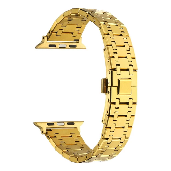 Apple Watch 42/44/45/46/49mm Kordon Zincir Dizayn Metal Kordon 83 2/3/4/5/6/se/7/8/9/10/ultra - 9