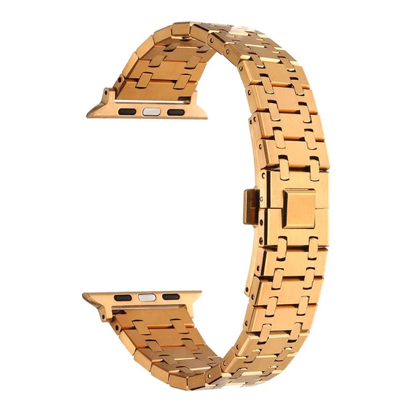 Apple Watch 7 41mm Kordon Zincir Dizayn Metal Kordon 83 - 7