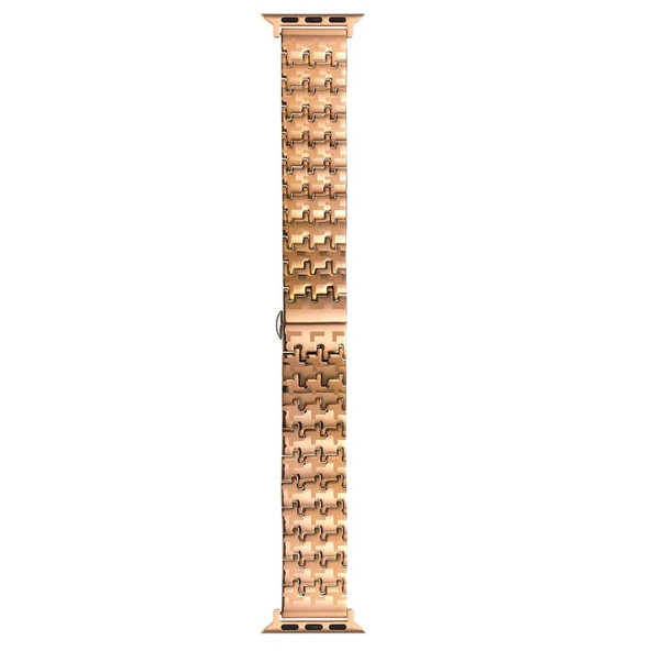 Apple Watch 40mm Kordon Zikzak Dizayn Metal Kordon 86 - 6