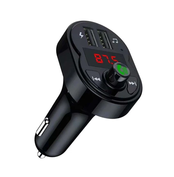 Concord C615  3.1A Çift USB & Şarj  Flash Bellek Girişi  Bluetooth Fm Transmitter - 2