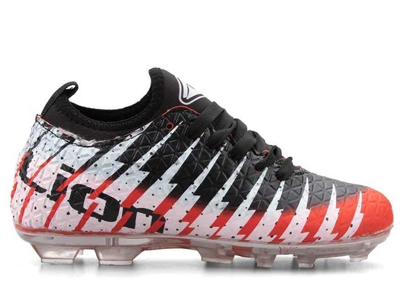 Lion 1453 Krampon Kırmızı Siyah Çoraplı - 2