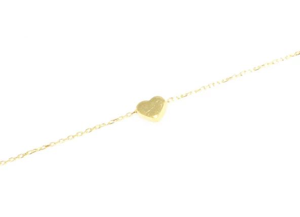 925 Ayar Gümüş Kalp Bileklik, Beyaz - Resim 7