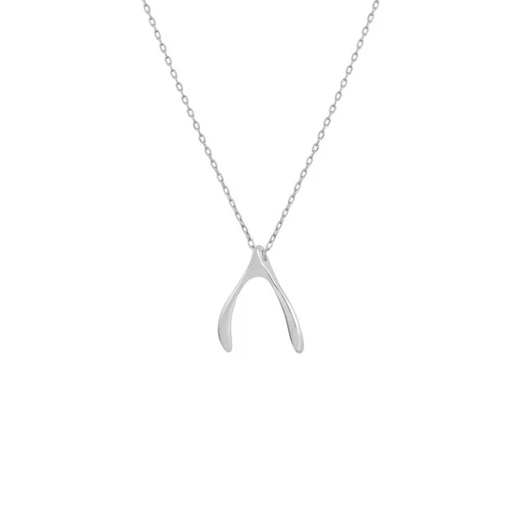 925 Ayar Gümüş Lades Kemiği Kolye - Resim 3