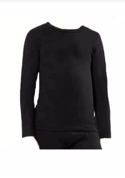 KOTA 2005 UNİSEX ÇOCUK TERMAL ÜST 3 ADET  SİYAH 3-4 Yaş ürün görseli