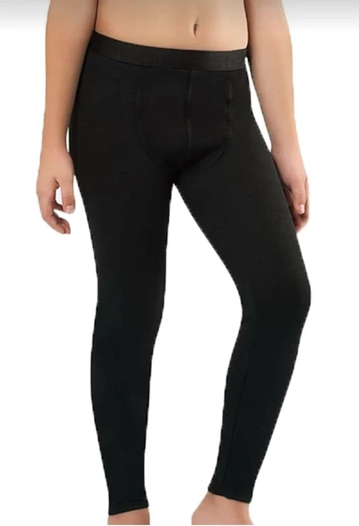 KOTA 2017 ERKEK ÇOCUK TERMAL TAYT ALT 3 ADET  SİYAH 13-14 Yaş ürün görseli 1