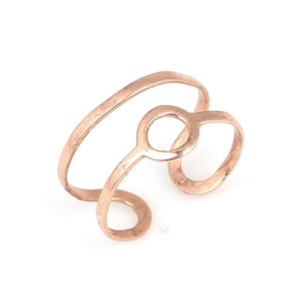 925 Ayar Gümüş Yuvarlak Yüzük, Pembe ürün görseli