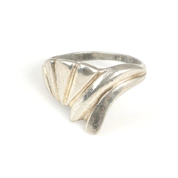 925 Ayar Gümüş Döküm Yüzük - Resim 4