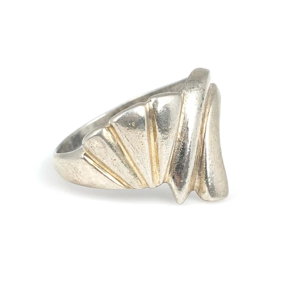 925 Ayar Gümüş Döküm Yüzük ürün görseli 1