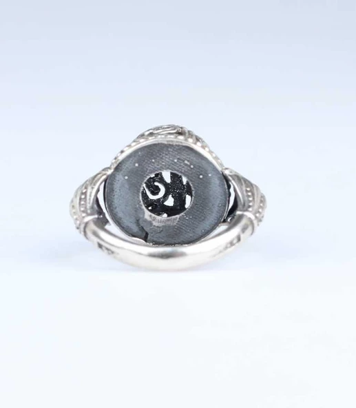 925 Ayar Gümüş Kubbe Modeli Yüzük - Resim 4