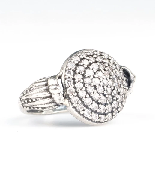 925 Ayar Gümüş Taşlı Tasarım Yüzük - Resim 2