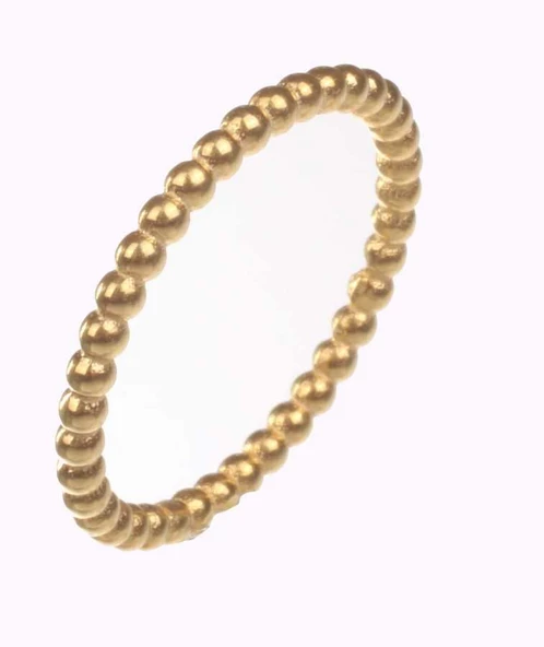 925 Ayar Gümüş Trend Alyans, Sarı - Resim 7