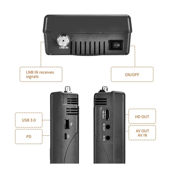 Novacom GT Media V8 Finder 2 HD Uydu Bulucu - 4