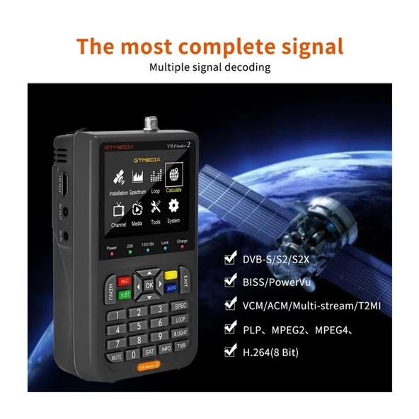 Novacom GT Media V8 Finder 2 HD Uydu Bulucu - 5