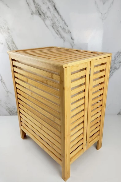 Digithome Bambu Çamaşır Kirli Sepeti Banyo Düzenleyici – B9123 C1-1-100 - 4