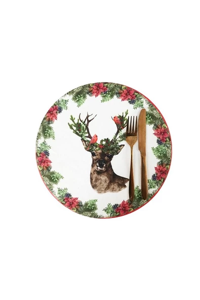 Geyik Desen Amerikan Servis, Kumaş Supla