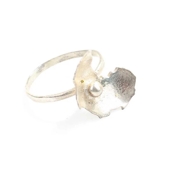 925 Ayar Gümüş Afrika Kıtası Yüzük - Resim 6