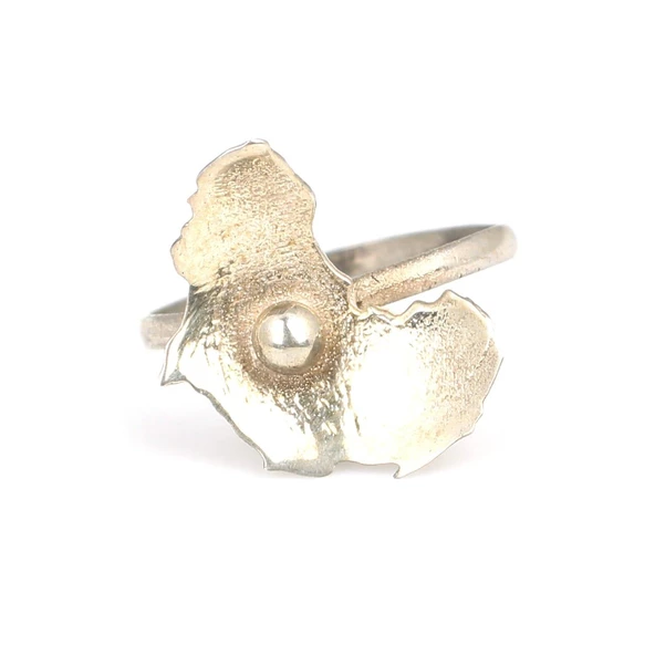 925 Ayar Gümüş Afrika Kıtası Yüzük - Resim 7