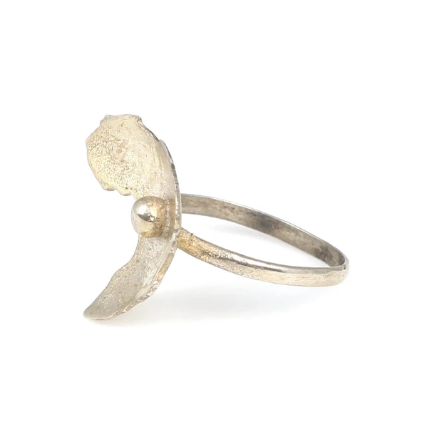 925 Ayar Gümüş Afrika Kıtası Yüzük - Resim 8