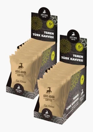 Addis Ababa Coffee Yemen Türk Kahvesi 24 x 100 Gr.