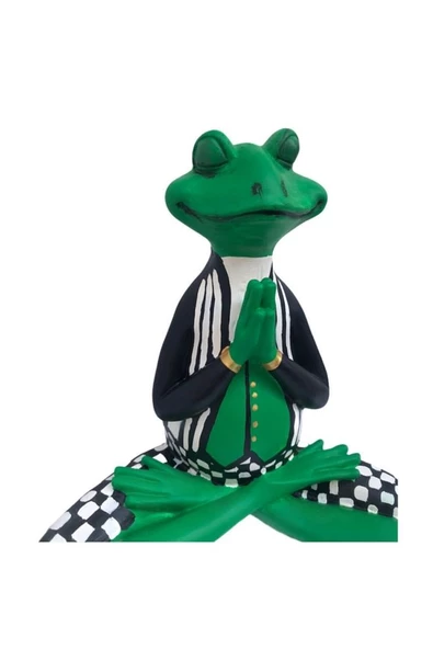 Yogacı Kermit Kurbağa Çizgili Biblo - Dekor - 2