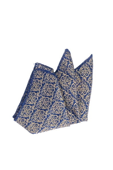 Cengiz İnler Kare Desenli Mendilli Mikrofiber Erkek Kravat