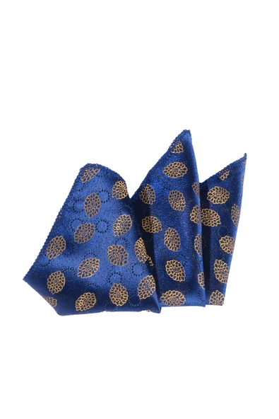 Cengiz İnler Yaprak Desen Mendilli Mikrofiber Erkek Kravat - 3
